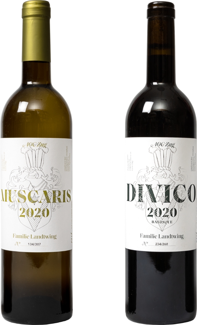 Weinflaschen Muscaris Divico